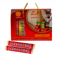 山阳县商山银花手工挂面4斤装礼盒